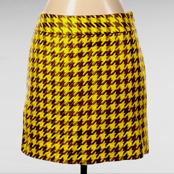THE LIMITED KNIT HOUNDSTOOTH MINI SKIRT WITH POCKETS - Picture 9 of 10